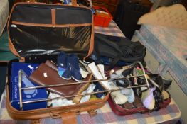 Three Suitcase of Ladies Shoes and Bags