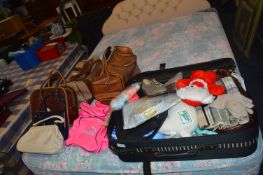 Suitcase Containing Clothing, Toys, Handbags, etc.