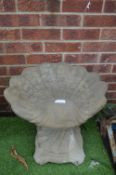 Oyster Shell Birdbath