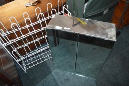 Mirrored Bathroom Cabinets and Shoe Rack