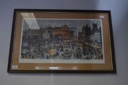 Signed Framed Print - Attercliffe by George Cunnin