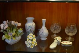Decorative Ornaments; Royal Doulton, Coalport, etc