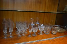 Wine Glasses, Bowls, Tumblers, etc.