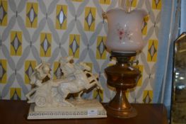 Roman Charioteer and a Oil Lamp