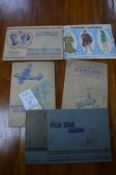 Albums of Cigarette Cards Including Film Stars