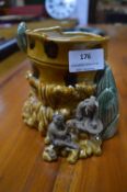 Pot with Japanese Figures