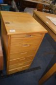 Small Pine Six Height Chest of Drawers