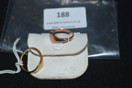 9ct Scrap Gold Two Wedding Bands