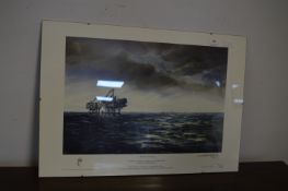 Signed Print - North Sea Heritage bt Ashley Jackso