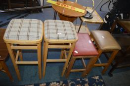 Four Retro Stools