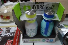 Pair of Hydro Pro Water Bottles