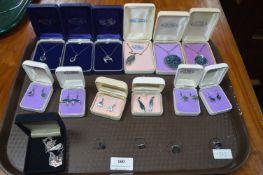 New Zealand Paua Shell Sterling Silver Jewellery,