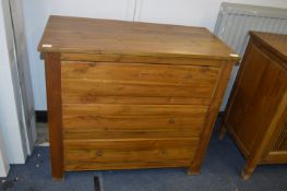 Indonesian Three Drawer Bedroom Chest