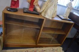Retro Teak Glazed Front Bookcase
