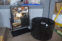 Decorative Lamp Shade and Mirror