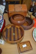Trainware, Wooden Bowls, and a Tombola