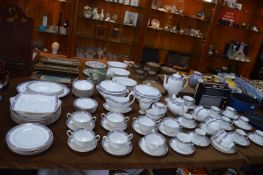 Wedgwood Waveerly Pattern Dinner Service 87 Pieces