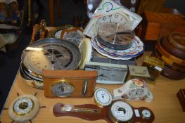 Clocks and Barometers