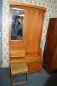 Retro Teak Hall Unit
