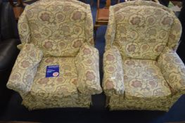 Pair of Tapestry Covered Armchairs by Parker Knoll