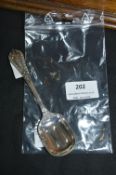 Hallmarked Sterling Silver Teaspoon