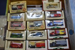 Tray Lot of Lledo and Days Gone Diecast Buses and
