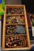 Box of Ethnic Costume jewellery