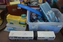 Assorted Toys Cars, Busses, etc.