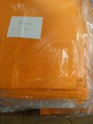 *148 Orange Polycotton Table Runners