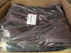 *50 Ivory Brocade & 10 Violet Crushed Taffeta Chair Covers