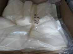 *63 Ivory Polycotton Chair Covers