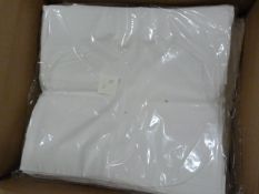 *70 White Polycotton Chair Covers