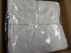 *60 White Brocade Chair Covers