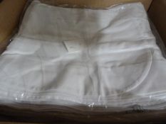 *70 White Polycotton Chair Covers