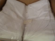 *60 White Polycotton Chair Covers