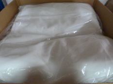 *60 White Polycotton Chair Covers