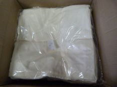 *60 Ivory Polycotton Chair Covers