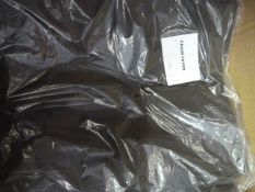 *60 Black Polycotton Chair Covers