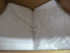 *60 White Polycotton Chair Covers