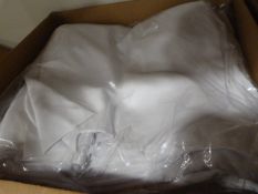 *60 White Polycotton Chair Covers