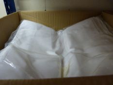 *60 White Polycotton Chair Covers