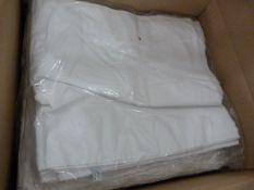 *70 White Polycotton Chair Covers