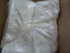 *50 Ivory Brocade Chair Covers