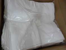 *70 White Polycotton Chair Covers