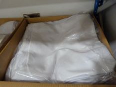 *60 White Polycotton Chair Covers