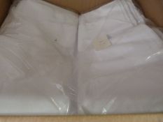 *60 White Polycotton Chair Covers