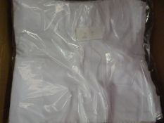 *60 White Polycotton Chair Covers