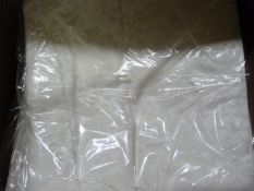 *55 White Brocade Chair Covers