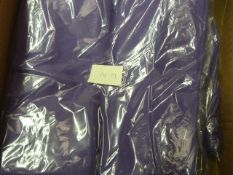 *80 Purple Polycotton Chair Covers