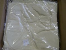 *60 Ivory Polycotton Chair Covers